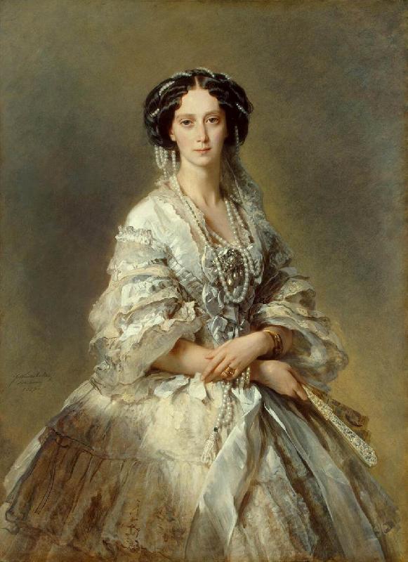 Franz Xaver Winterhalter Portrait of Empress Maria Alexandrovna France oil painting art